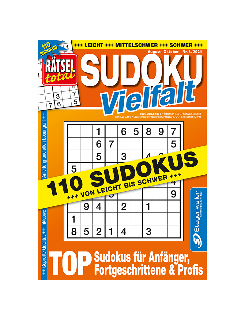 Rätsel total - Sudoku Vielfalt 3/24