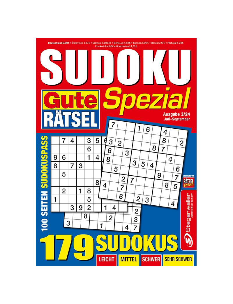 Gute Rätsel - Spezial Sudoku 3/24