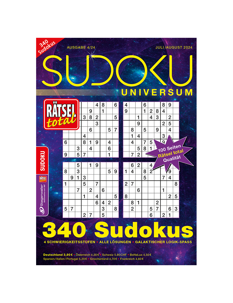 Rätsel total - Sudoku Universum 4/24