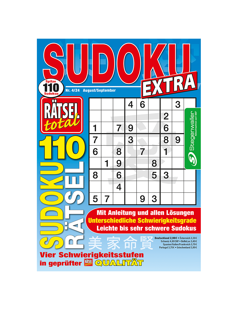 Rätsel total - Extra Sudoku 4/24