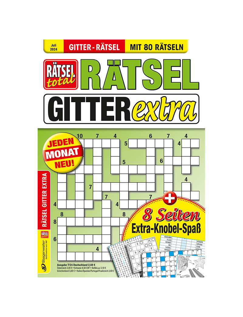 Rätsel total - Rätsel Gitter Extra 7/24